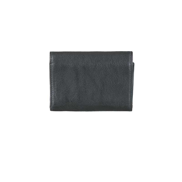 MIDI FLAP WALLET BLACK